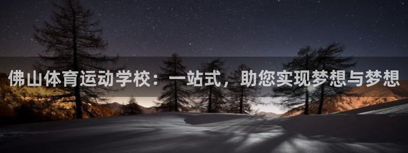 JJB竞技宝官方正版app科技：佛山体育运动学校：一站式，助